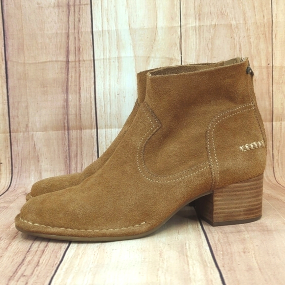 UGG Bandera Suede Ankle Boots in Chestnut/Tan Sz 8.5